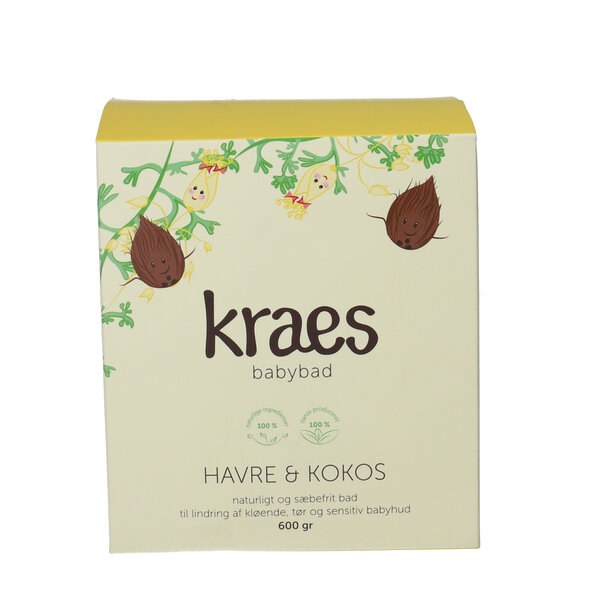 KRAES Babybad Havre & Kokos (600 g)