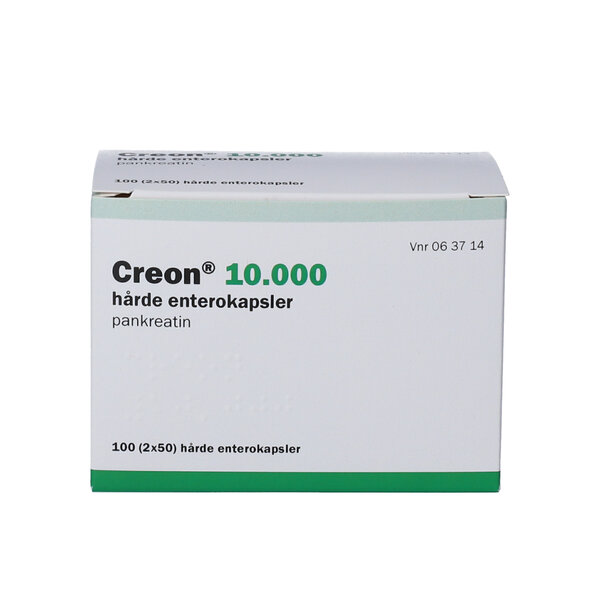 Creon 10.000 Lipase 10.000 EPe (PA) dinApoteker.dk