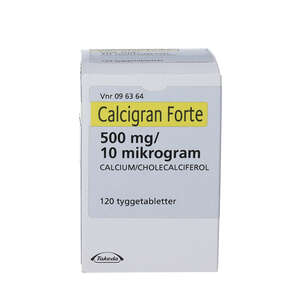 Calcigran forte og alendronat